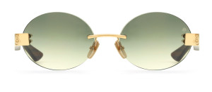 Okulary MAYBACH THE MAGIC II 22k GOLD Green Wood Sunglasses - 52/19/145