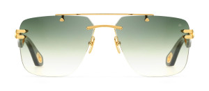 Okulary MAYBACH THE PRESIDENT I 22k GOLD Wood - 52/19/145