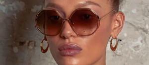 Okulary przeciwsłoneczne Linda Farrow Alona Optical Frame in Brown Frame - 49/21/145
