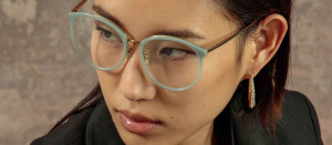 Okulary Linda Farrow Kings Optical Frame in Steel damskie - 49/21/145