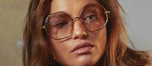Okulary przeciwsłoneczne Linda Farrow Leif Oversized Sunglasses in Rose Gold and Brown - 49/21/145