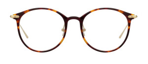 Okulary Linda Farrow Linear Gray C3 Optical Frame damskie - 49/21/145