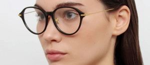 Okulary Linda Farrow Pearce Optical Frame in Black damskie - 49/21/145