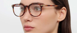 Okulary Linda Farrow Sullivan Optical in Tortoiseshell damskie - 49/21/145