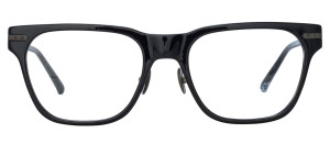 Okulary Linda Farrow Cove Optical in Black and Matt Nickel - 49/21/145
