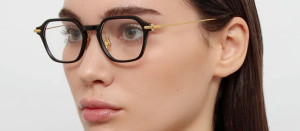 Okulary Linda Farrow Renzo Optical in Black damskie - 49/21/145