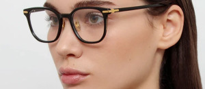 Okulary Linda Farrow Hopkin Optical in Black damskie - 49/21/145