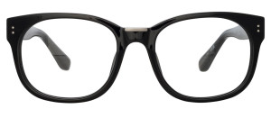 Okulary Linda Farrow Cedric Optical Frames in Black Matt Nickel - 49/21/145