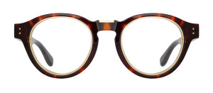 Okulary Linda Farrow Morris Optical Frame in Tortoiseshell damskie - 49/21/145