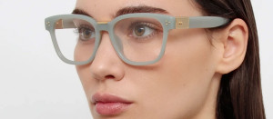 Okulary Linda Farrow Steffen Optical in Steel damskie - 49/21/145