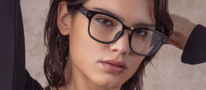 Okulary Linda Farrow Carlos Optical in Black damskie - 49/21/145
