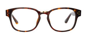 Okulary Linda Farrow Carlos Optical in Tortoiseshell damskie - 49/21/145