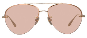 Okulary przeciwsłoneczne Linda Farrow Edano Sunglasses in Light Gold - 49/21/145