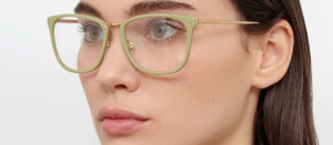 Okulary Linda Farrow Cassin Optical in Sage damskie - 49/21/145