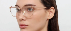Okulary Linda Farrow Park Optical in Caramel Ash damskie - 49/21/145