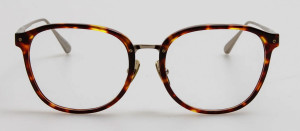 Okulary Linda Farrow Park Optical in Caramel Dark Tortoiseshell - 49/21/145