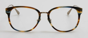 Okulary Linda Farrow Cyrus D-Frame Optical in Earth Horn - 49/21/145