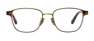 Okulary Linda Farrow Alvar Optical in Tortoiseshell damskie - 49/21/145