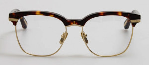 Okulary Linda Farrow Darin Optical in Dark Tortoiseshell - 49/21/145