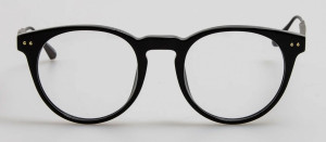 Okulary Linda Farrow Kaan Oval Optical Frame in Black - 49/21/145