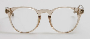 Okulary Linda Farrow Kaan Oval Optical Frame in Light Gold - 49/21/145