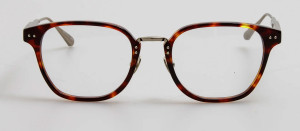 Okulary Linda Farrow Jeffrey Optical Frame in Dark Tortoiseshell damskie - 49/21/145