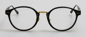 Okulary Linda Farrow Marco Oval Optical Frame in Black - 49/21/145