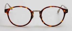 Okulary Linda Farrow Marco Oval Optical Frame in Dark Tortoiseshell - 49/21/145