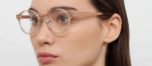 Okulary Linda Farrow Marco Oval Optical Frame in Ash damskie - 49/21/145