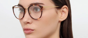 Okulary Linda Farrow Calthorpe Optical Frame in Tortoiseshell damskie - 49/21/145