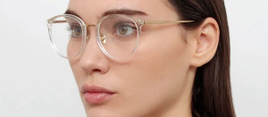 Okulary Linda Farrow Calthorpe Optical Frame in Clear damskie - 49/21/145