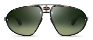 Okulary Bugatti Bugatti 10 CARBON FIBER Demi-blonde Tortoise - Antique Gold - Carbon Fiber Macassar Ebony Temple - Green Lens - 63/13/142