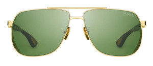 Okulary Bugatti BUGATTI EYEWEAR MODEL 100 24K Yellow Gold - Black Horn Acetate - //