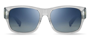 Okulary Bugatti Bugatti 12 Crystal Clear Acetate - White Gold - Blue Gradient Lens - 56/17/148