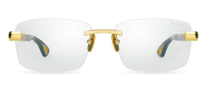 Okulary Bugatti Bugatti 36 Rx 24K Yellow Gold - Black Horn Acetate - Clear Optical Lens - 58/18/145