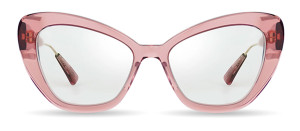 Okulary Bugatti Bugatti 39 Rose Crystal - White Gold - Clear Optical Lens - 58/18/140