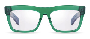 Okulary Bugatti Bugatti 44 Bottle Green - White Gold - Clear Optical Lens - 66/15/148