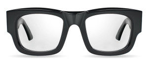Okulary Bugatti Bugatti 48M Black Acetate - Sterling Silver - Clear Optical Lens - 51/23/148