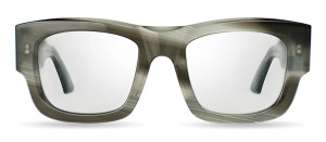 Okulary Bugatti Bugatti 48M Grey Strat Acetate - Sterling Silver - Clear Optical Lens - 51/23/148