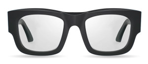 Okulary Bugatti Bugatti 48M Matte Black Acetate - Rose Gold - Clear Optical Lens - 51/23/148