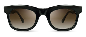 Okulary Bugatti Bugatti 70 Black Acetate - 24K Yellow Gold - Brown Gradient Lens - 50/25/145