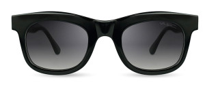 Okulary Bugatti Bugatti 70 Black Acetate - Sterling Silver - Grey Gradient Lens - 50/25/145