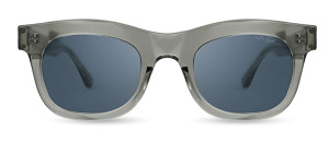 Okulary Bugatti Bugatti 70 Crystal Grey Acetate - Sterling Silver - Dark Blue Lens - 50/25/145