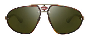 Okulary Bugatti Bugatti Model 10 Carbon Tortoise & Antique Gold - //