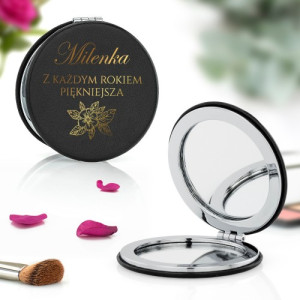 Lusterko kompaktowe z nadrukiem - Uroda