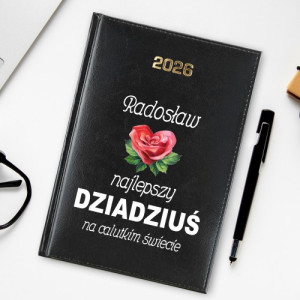 Kalendarz na 2026 z nadrukiem dla dziadka - Dziadzio The Best