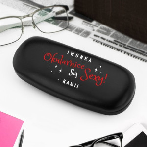 Etui na okulary z nadrukiem na prezent dla niej - Gorący Komplement