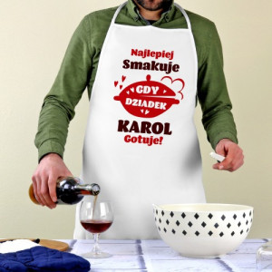 Fartuch kuchenny dla dziadka z nadrukiem - Master Chief