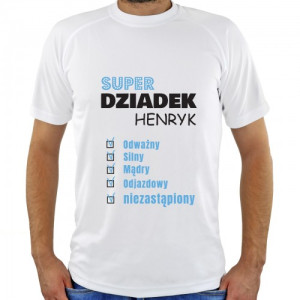 Koszulka z nadrukiem dla dziadka Rozmiar L - Odjazdowy