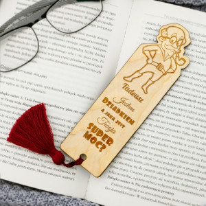 Zakładka do książki z grawerem dla dziadka - Strongman